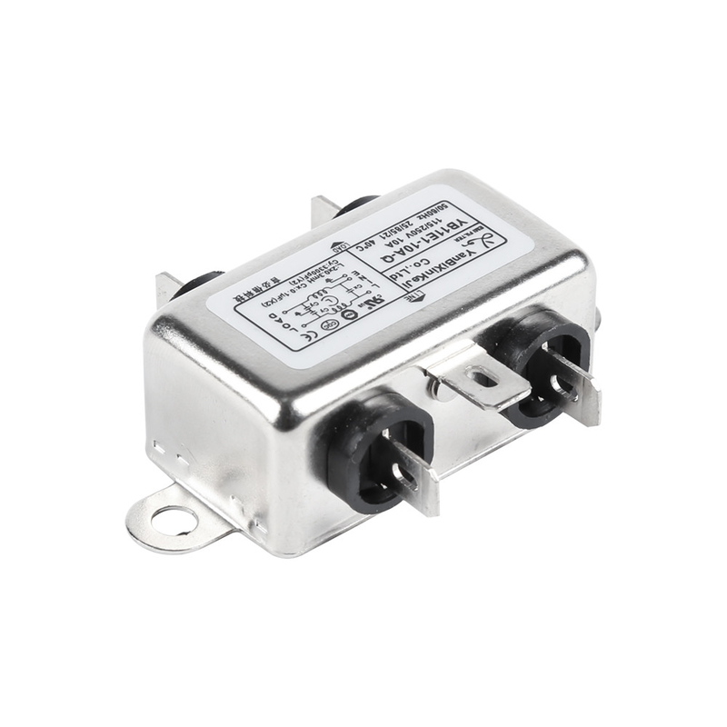 filtre passe-bas de ligne électrique monophasé du filtre YB11E1-Q de 10A EMC
