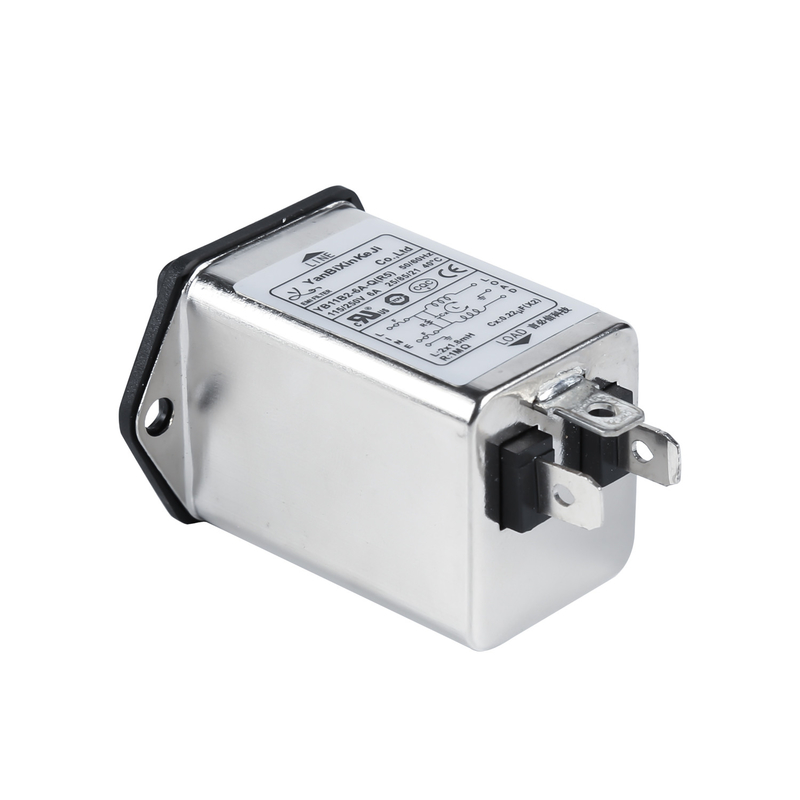 Filtre d'entrée OEM IEC avec fusible Filtre de bruit monophasique pour équipement médical