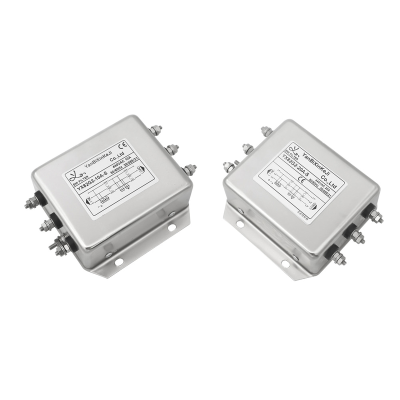 3 filtre à forte intensité adapté aux besoins du client du filtre 10A 440V IFR de phase pour des machines