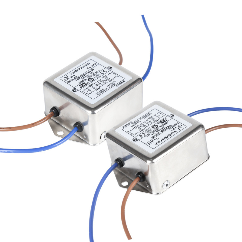 étape EMI Filter Wire Output Filter de filtre monophasé de série de 250V 10A D double pour des véhicules à moteur
