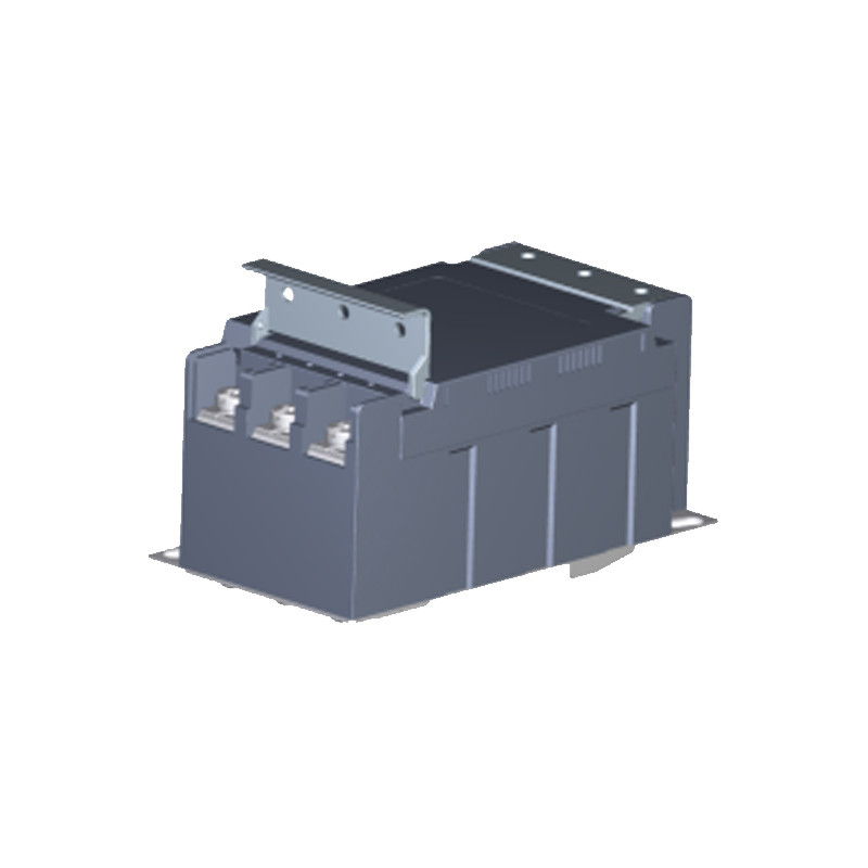 YBX Filtre monophasique de nouveau type, boîtier en plastique sécurisé Filtre EMI/EMC avec couvercle de bloc terminal