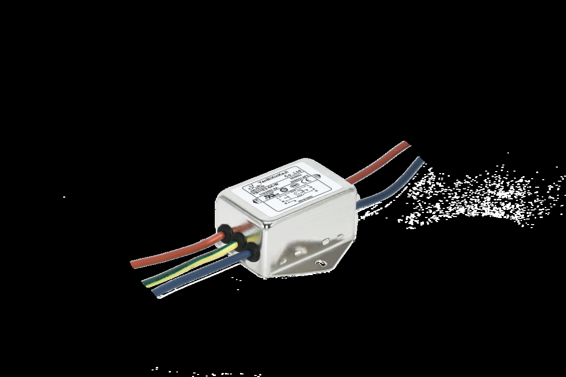 Filtre de ligne d'alimentation 3A Filtre à connexion de fil à phase unique pour l'essai de rectification EMC