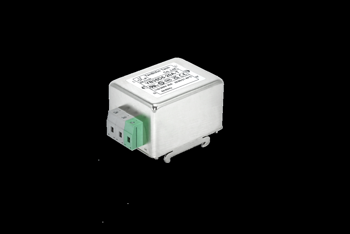 Filtre du bruit de l'alimentation par courant alternatif DIN pour rail Filtre de ligne électrique à phase unique pour équipement électronique