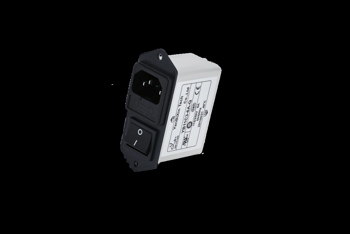 Filtres EMI AC 110V/250V Module d'entrée d'alimentation 10A avec interrupteurs verts