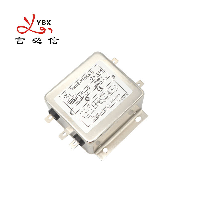 YB28F1-15A-Q EMI Power Filter Fast Terminal a produit le filtre passe-bas